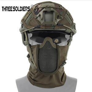 Tactical Face Mask Steel Mesh Balaclava Army Airsoft Paintball Headgear Cover US